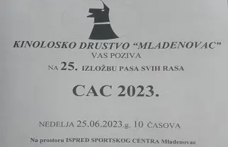 Izložba pasa Mladenovac 2023