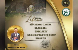 Izložba pasa V grupa Lebane 2024