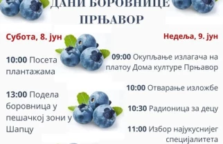 Dani borovnice Prnjavor 2024
