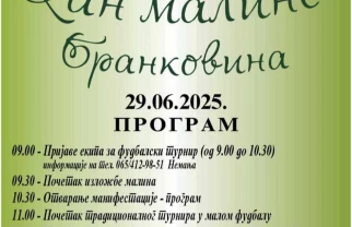 Program Dan maline Brankovina 2025
