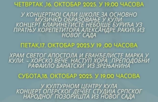 Program Jesen stiže dunjo moja Kula 2025