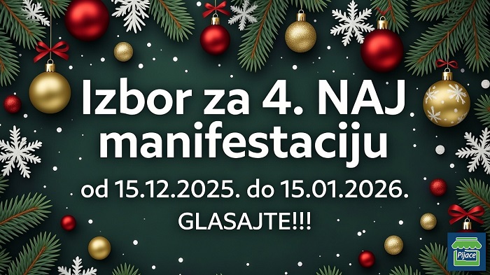 Glasanje za izbor NAJ MANIFESTACIJE u 2025 godini